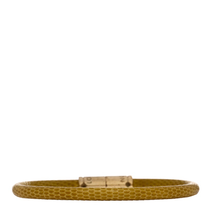 Louis Vuitton Lizard Keep It Bracelet 19 Yellow 3 of 4