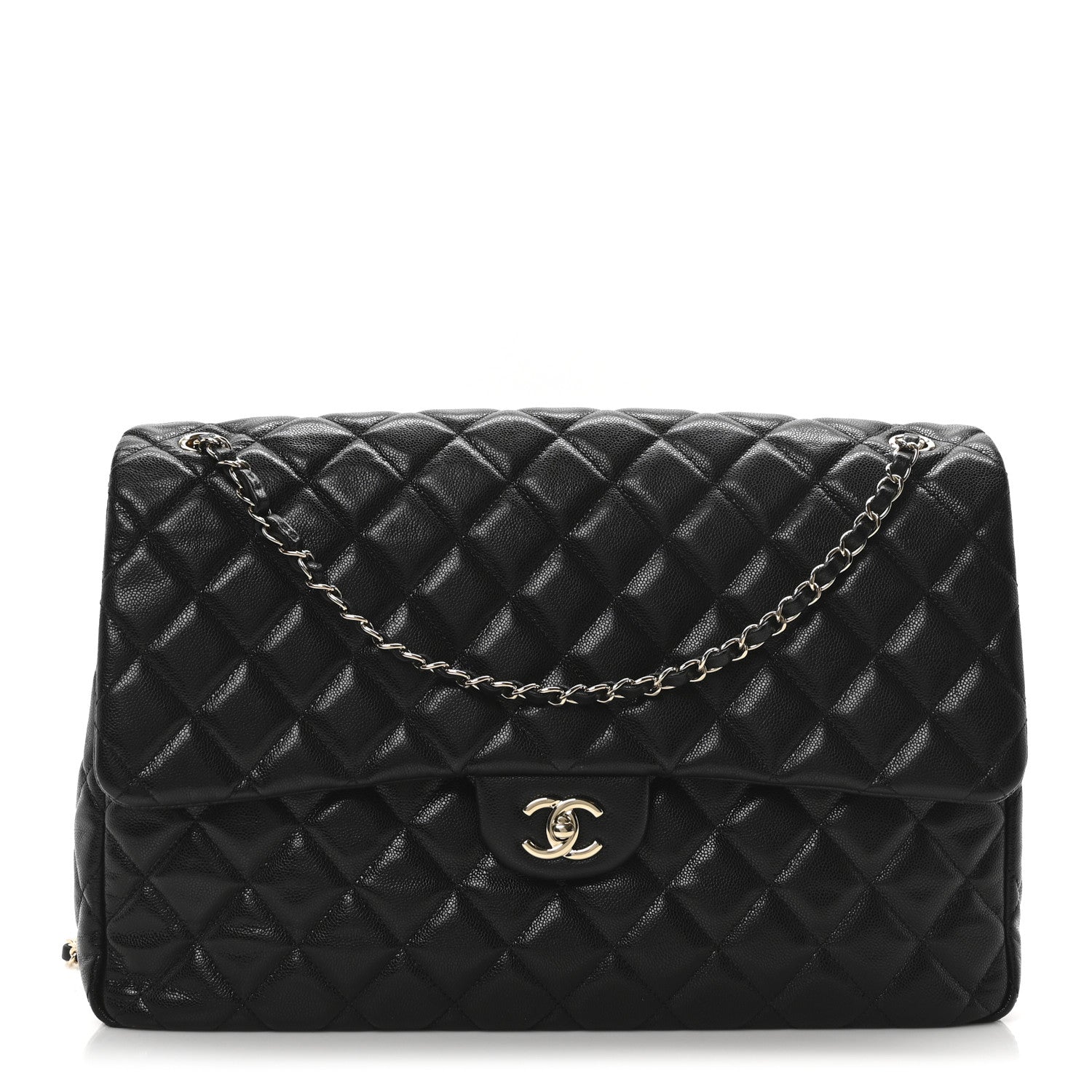 Chanel Caviar Quilted XXL Travel Flap Bag Black 1 of 10