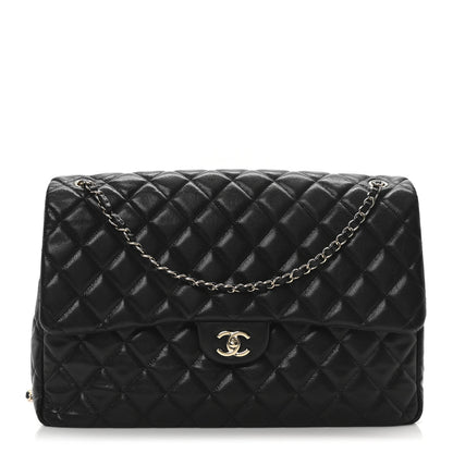 Chanel Caviar Quilted XXL Travel Flap Bag Black 1 of 10
