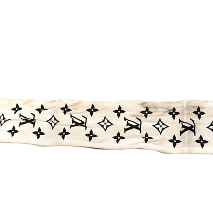 Louis Vuitton Silk Monogram Let's Go BB Bandeau Black 5 of 5