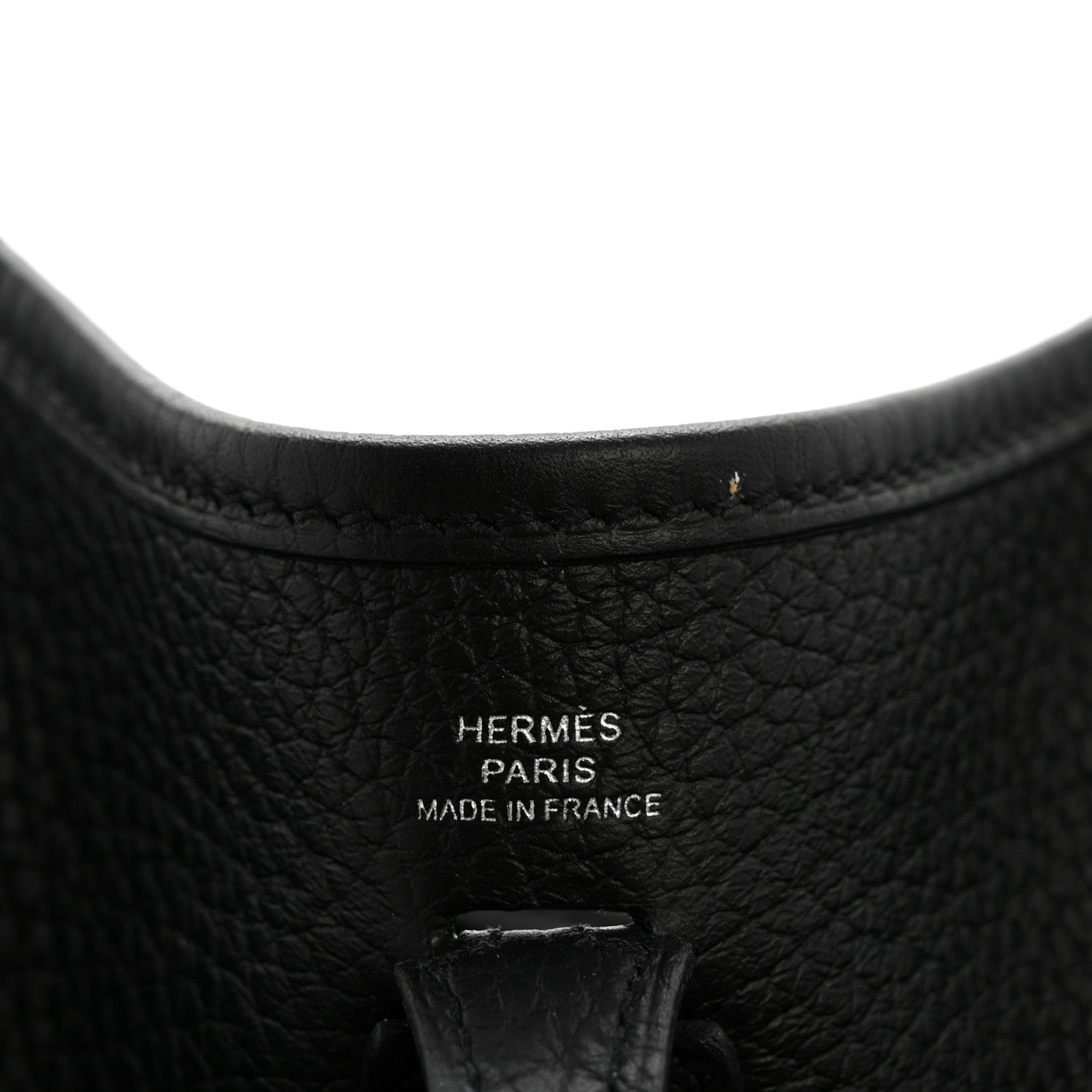 Hermes Taurillon Clemence Evelyne TPM Black 6 of 12