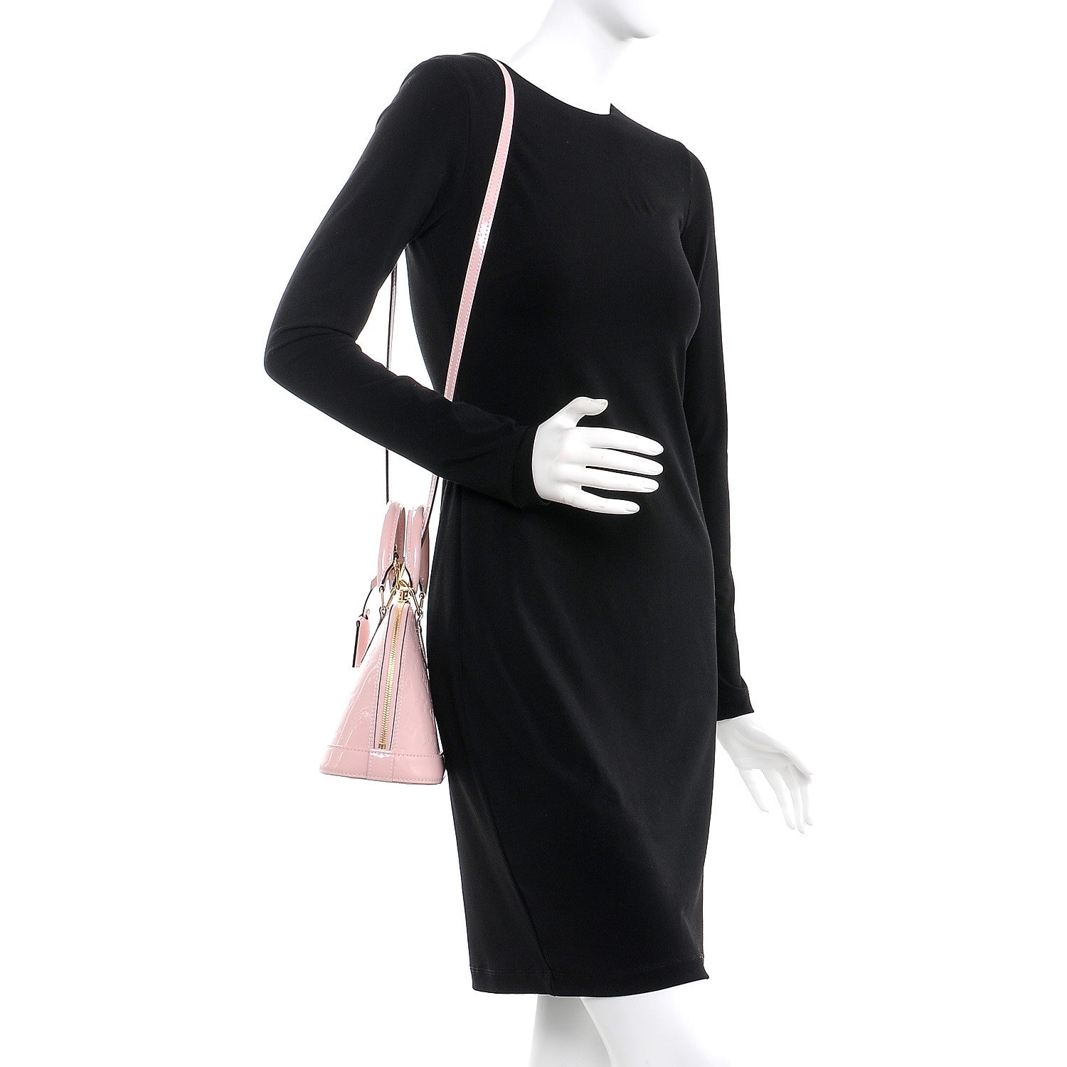 Louis Vuitton Vernis Alma BB Rose Ballerine 2 of 6
