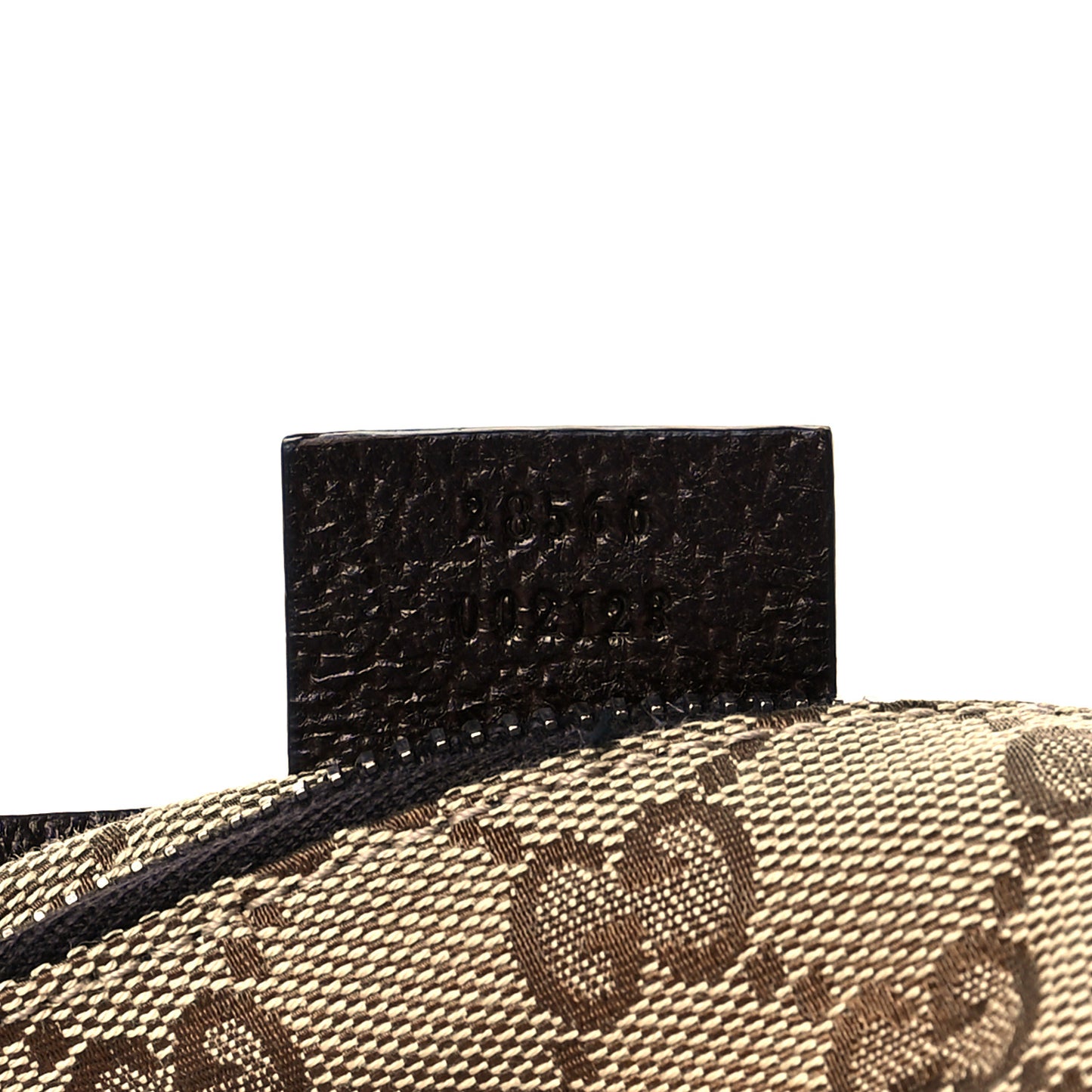 Monogram Web Belt Bag Dark Brown
