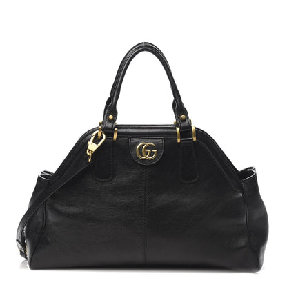 Gucci Calfskin Medium Re(Belle) Top Handle Bag Black 1 of 11