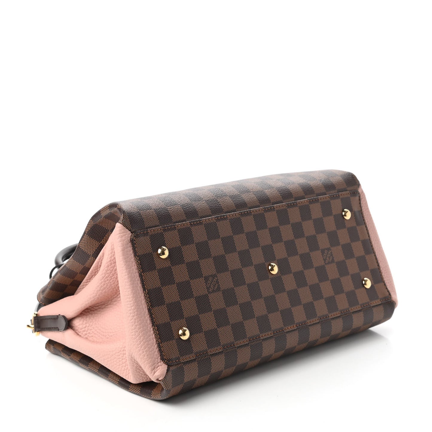 Cuir Taurillon Damier Ebene Normandy Magnolia
