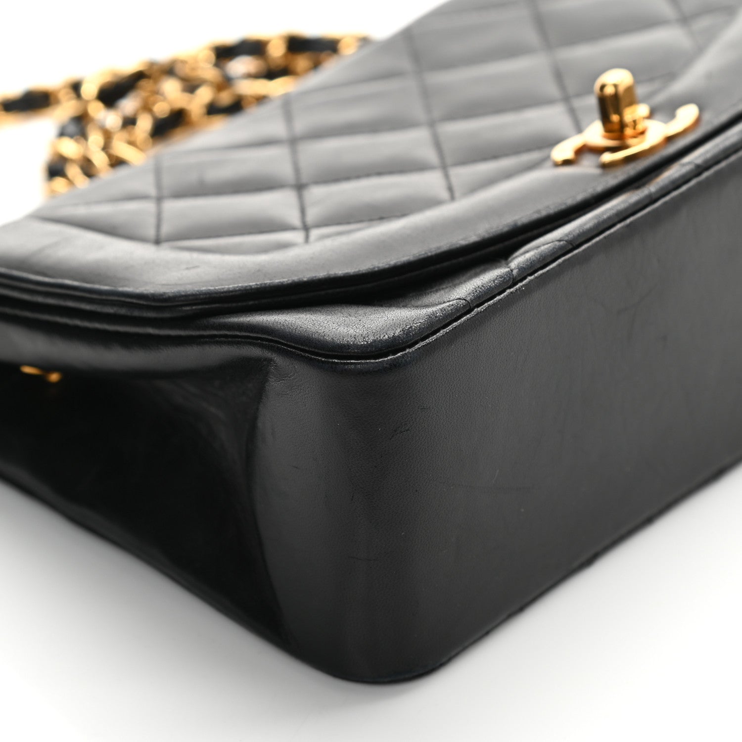 Chanel Lambskin Quilted Small Single Flap Black 8 of 18
