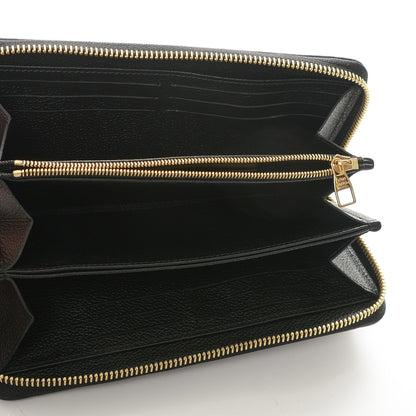 Louis Vuitton Empreinte Zippy Wallet Black 5 of 6