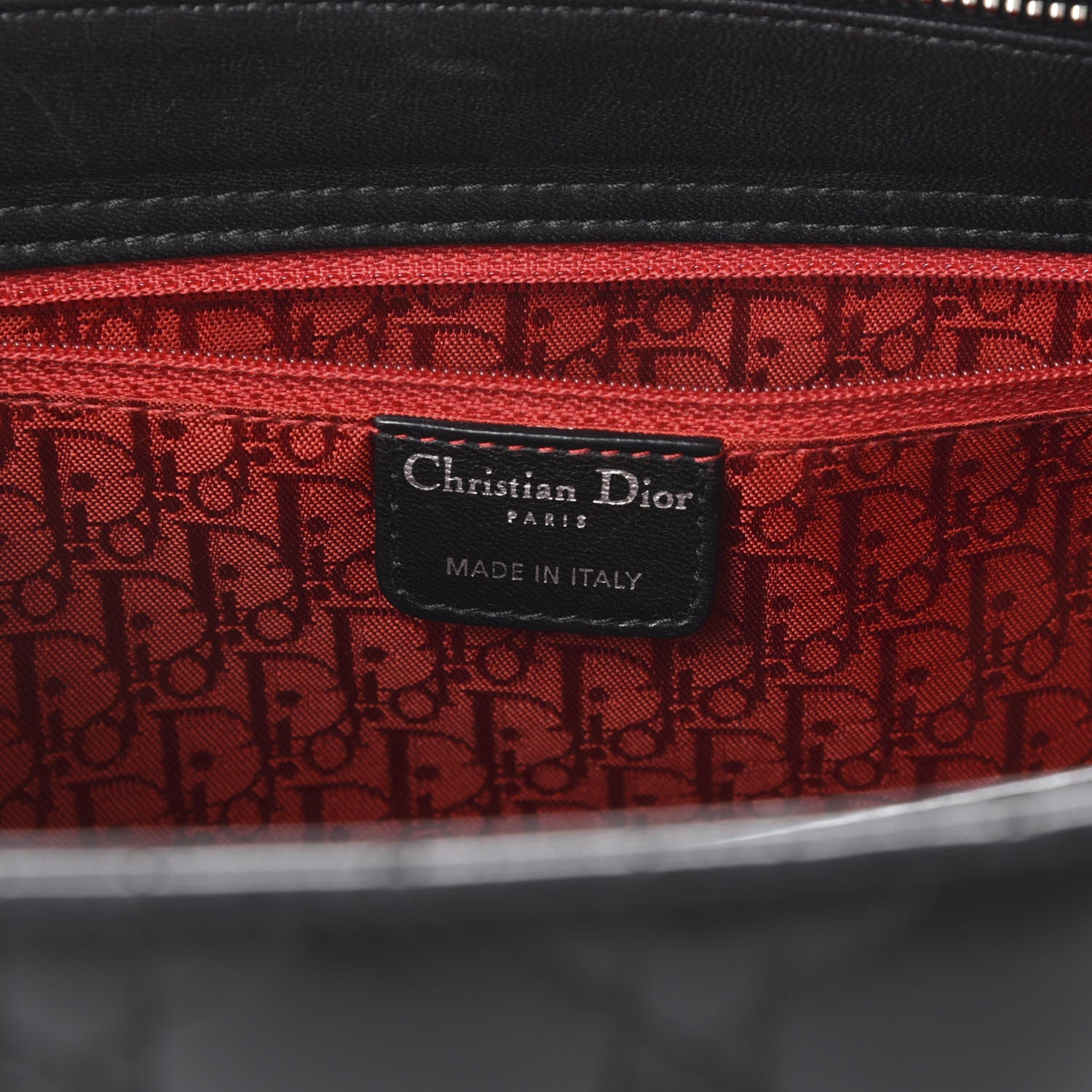 Christian Dior Calfskin Cannage Soft East West Lady Dior Black 10 of 10