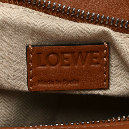 Loewe Calfskin Crochet Trim Medium Puzzle Bag Tan 5 of 8