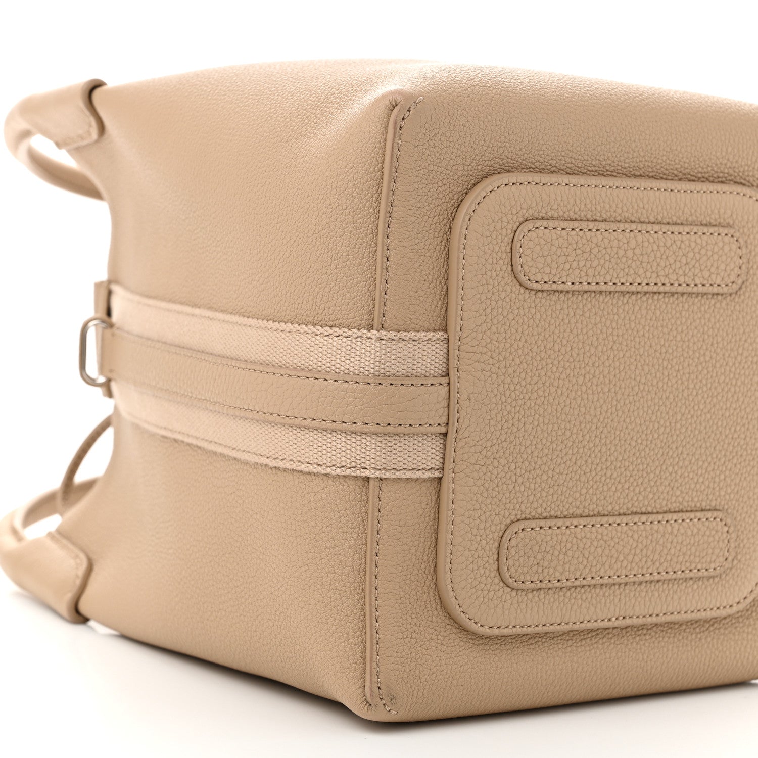 Loro Piana Grained Calfskin Micro Bale Bag Light Mastic 9 of 11