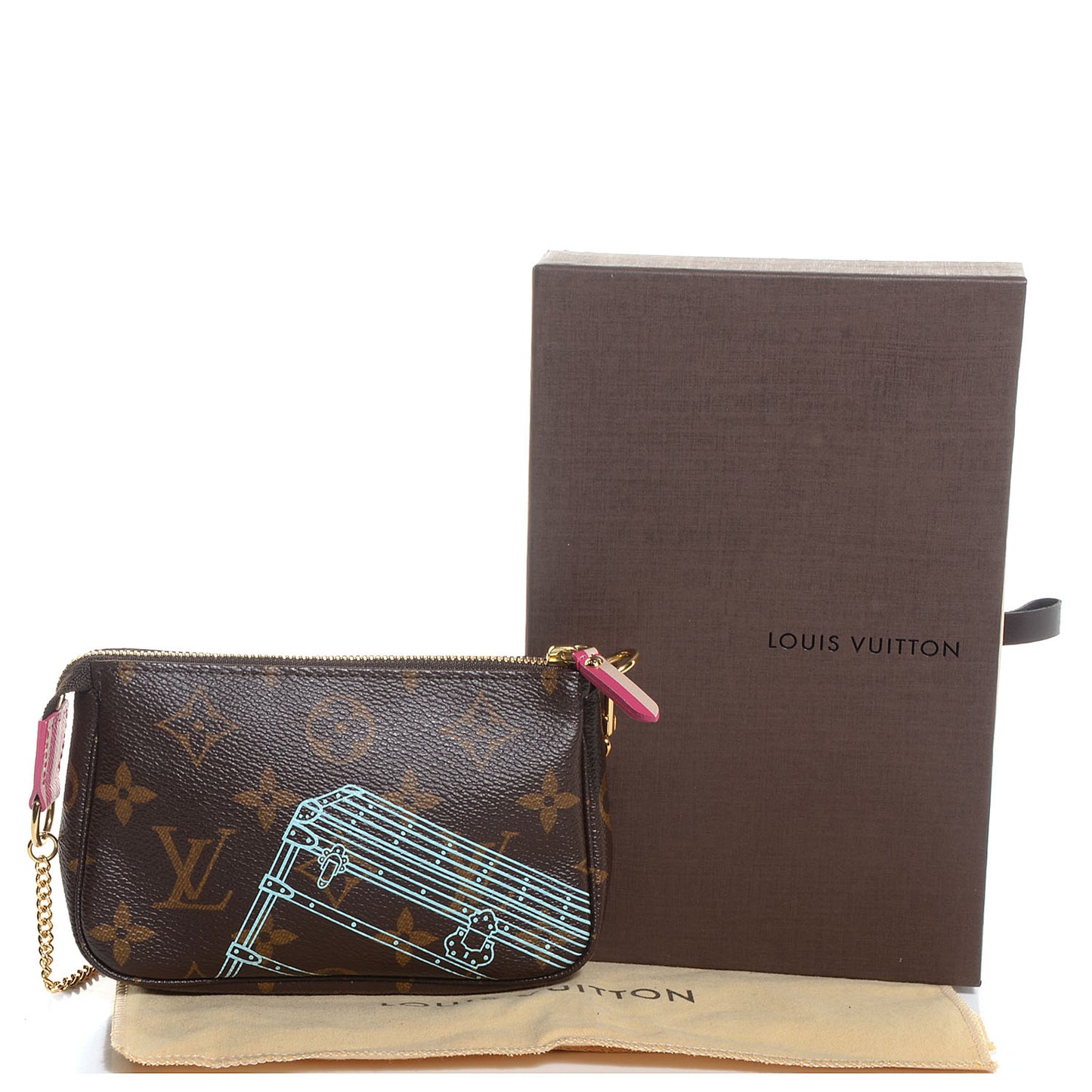 Monogram 2014 Christmas Animation Mini Pochette Accessories