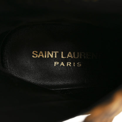 Saint Laurent Suede Lou 75 Ankle Boots 40 Leopard 8 of 9