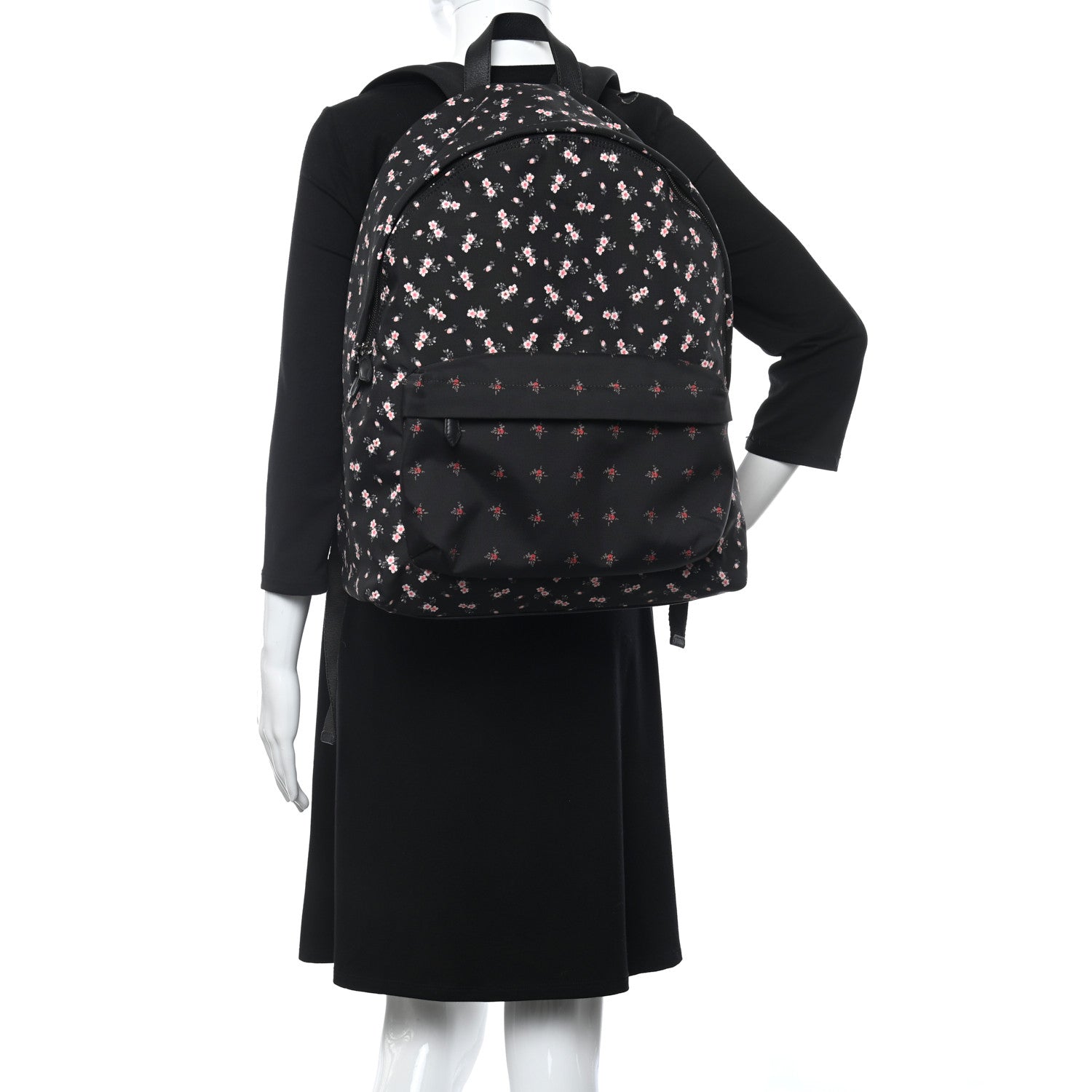 Givenchy Tech Twill Nylon Hibiscus Print Backpack Multicolor 2 of 9