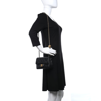 Chanel Lambskin Quilted Mini Pearl Crush Flap Black 2 of 12