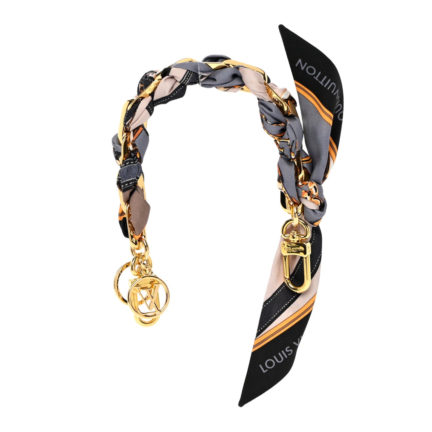 Silk Braided Bag Charm Multicolor