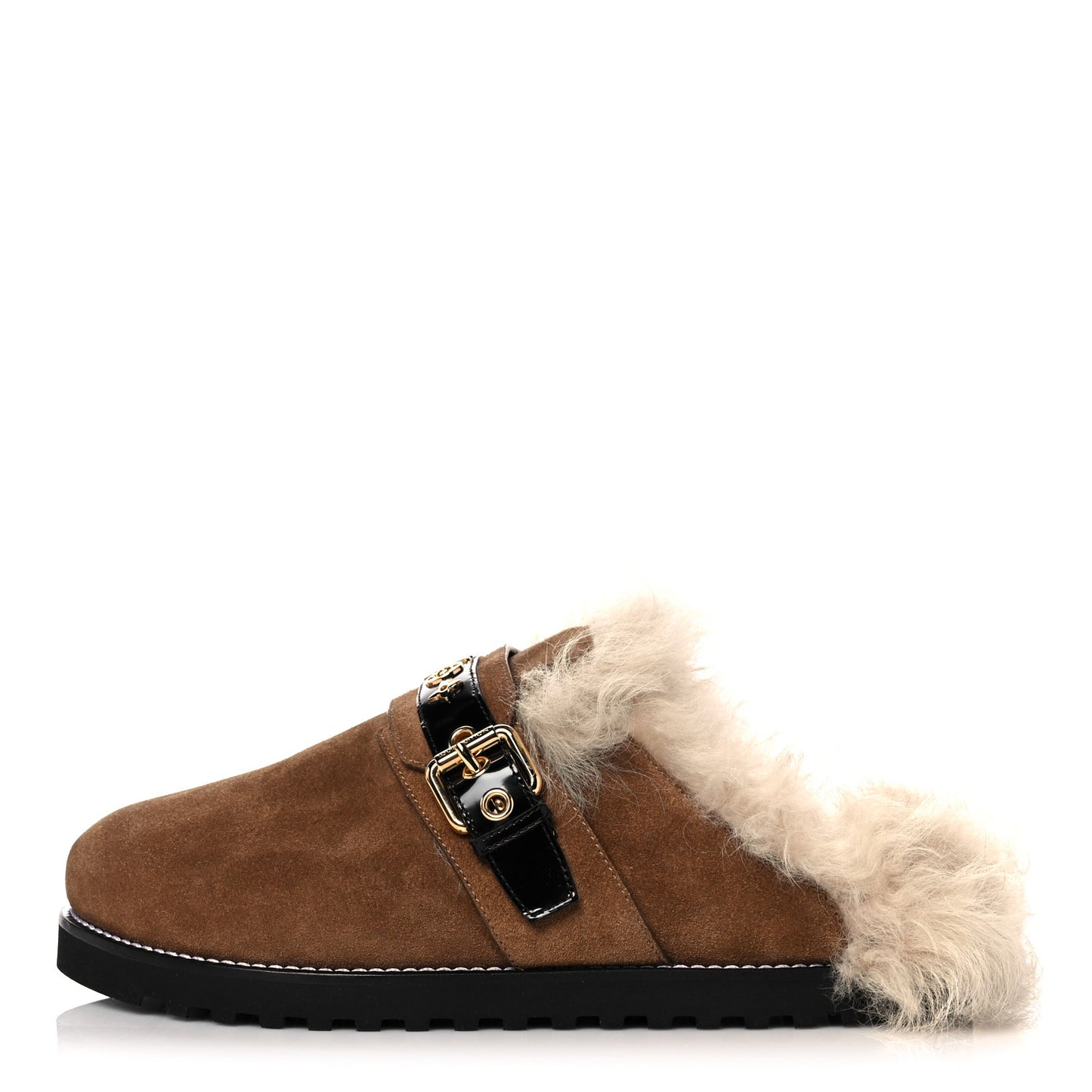 Suede Winterbreak Clogs 40 Cognac