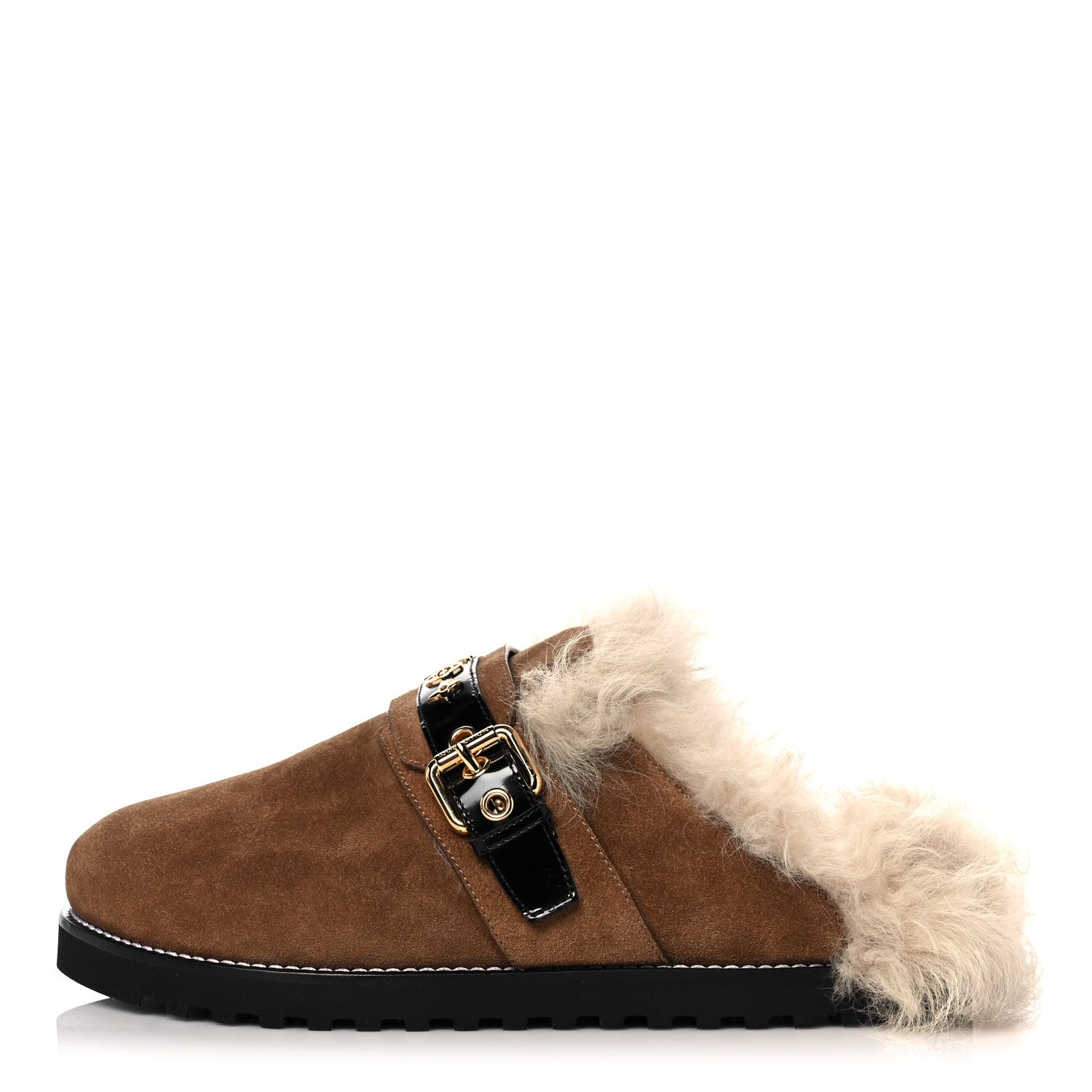 Louis Vuitton Suede Winterbreak Clogs 40 Cognac 1 of 7