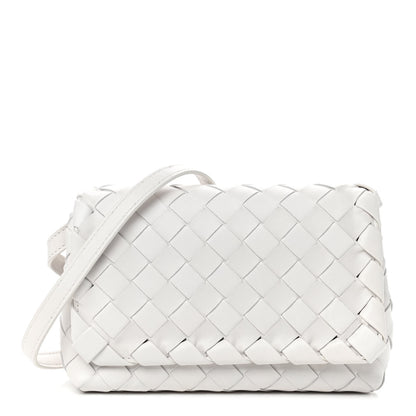 Bottega Veneta Nappa Intrecciato Mini Crossbody White 1 of 4