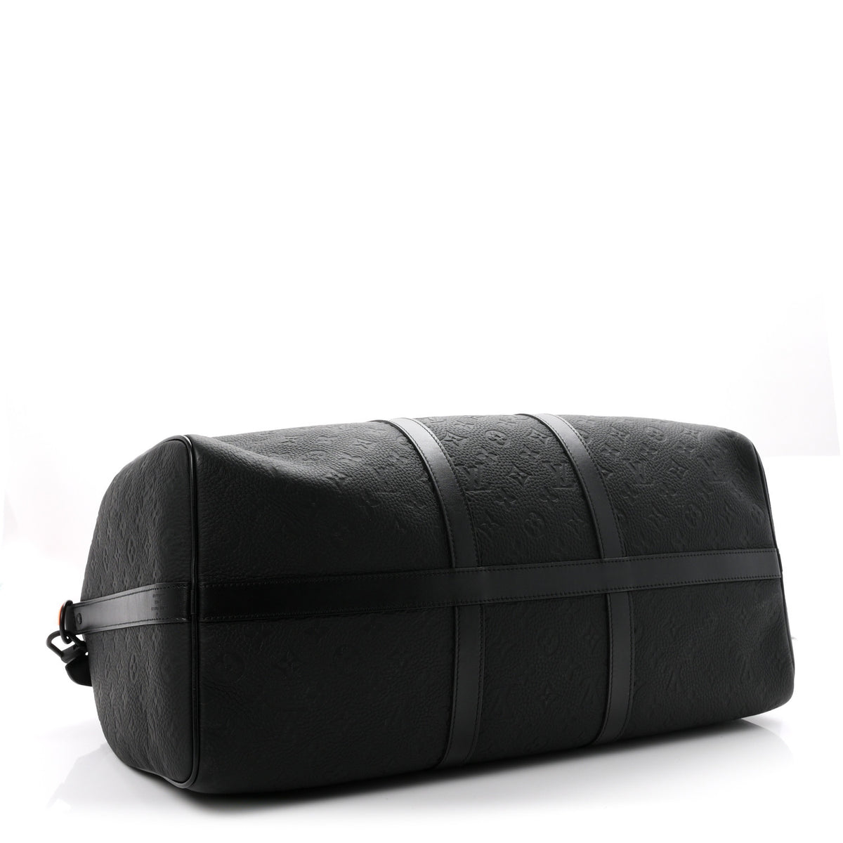 Louis Vuitton Taurillon Monogram Keepall Bandouliere 50 Black 3 of 8