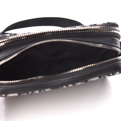 Christian Dior Oblique Pouch Beige Black 8 of 13