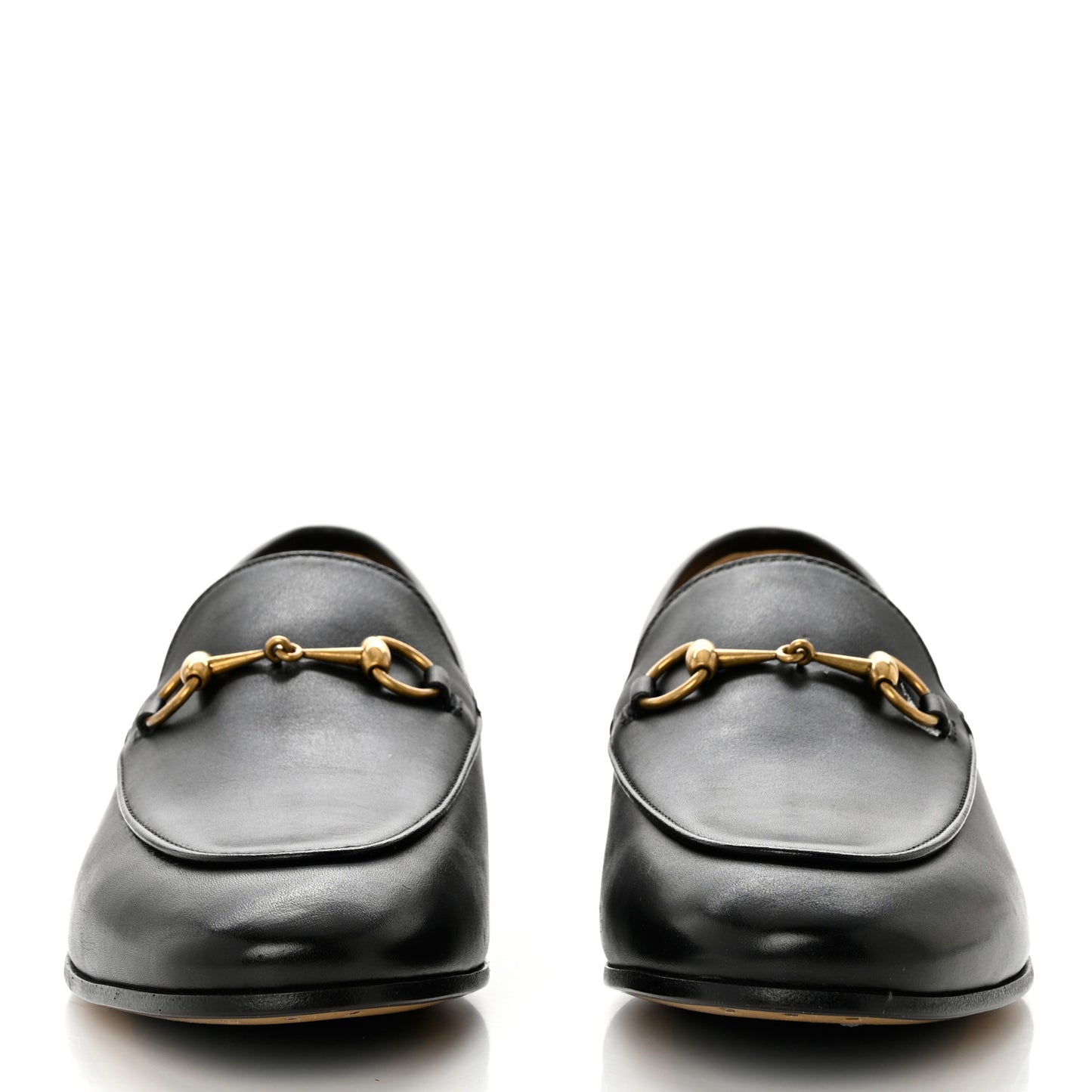 Lambskin Womens Brixton Horsebit Loafers 39 Black