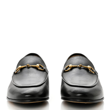 Gucci Lambskin Womens Brixton Horsebit Loafers 39 Black 2 of 9