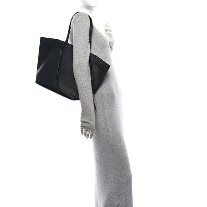 Celine Soft Grained Calfskin Small Belt Cabas Phantom Black 2 of 12
