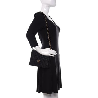 Chanel Lambskin Quilted Small Single Flap Bag Black 2 of 11