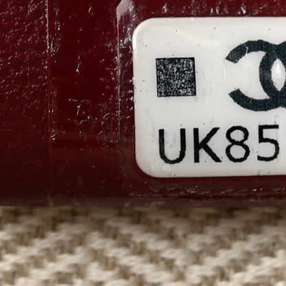 Chanel Grained Calfskin Large Zipped Pouch Dark Khaki 7 of 8