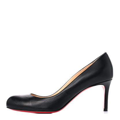 Christian Louboutin Kid Simple 70 Pumps 38 Black 1 of 13