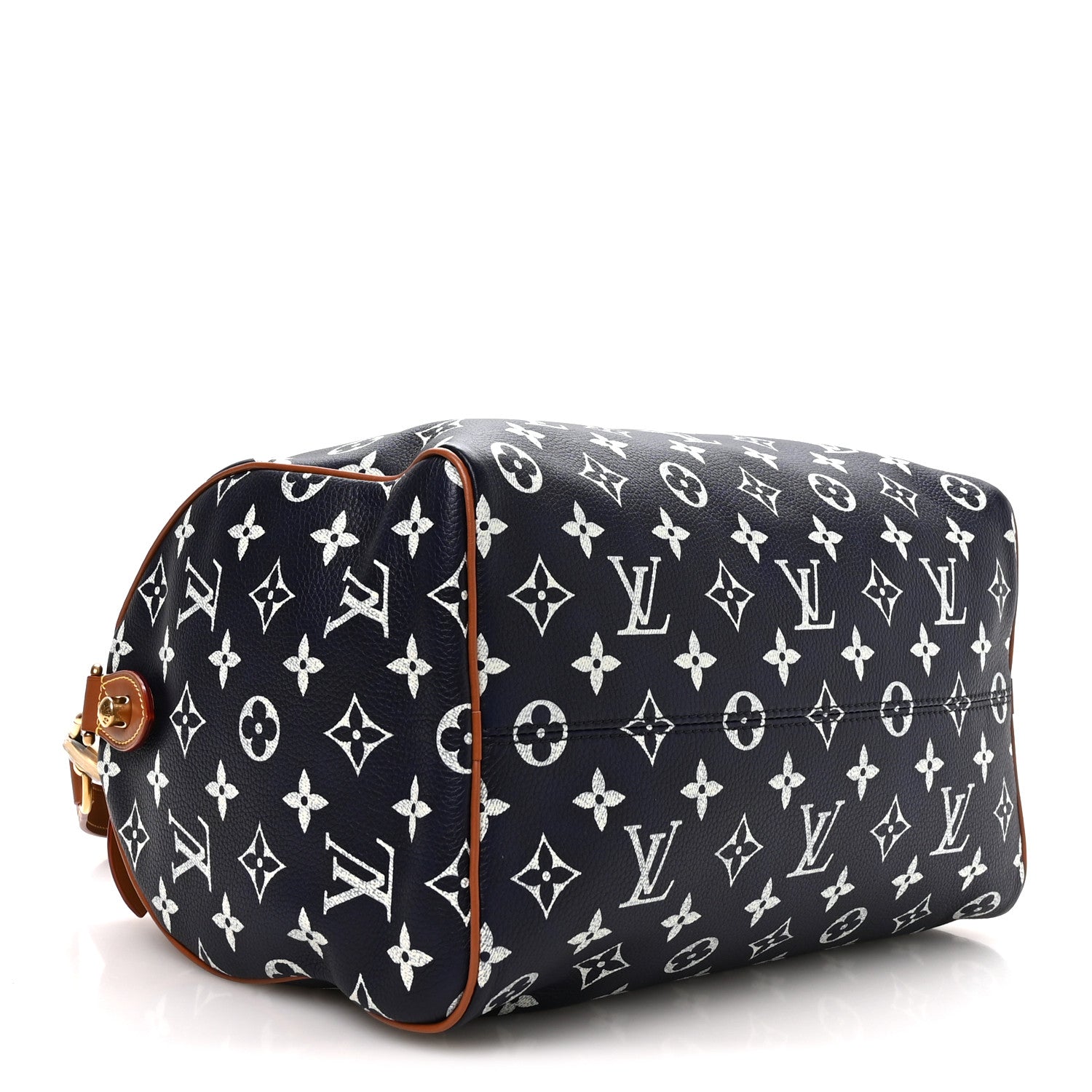 Louis Vuitton Calfskin Monogram Speedy P9 Bandouliere 30 Indigo 5 of 11