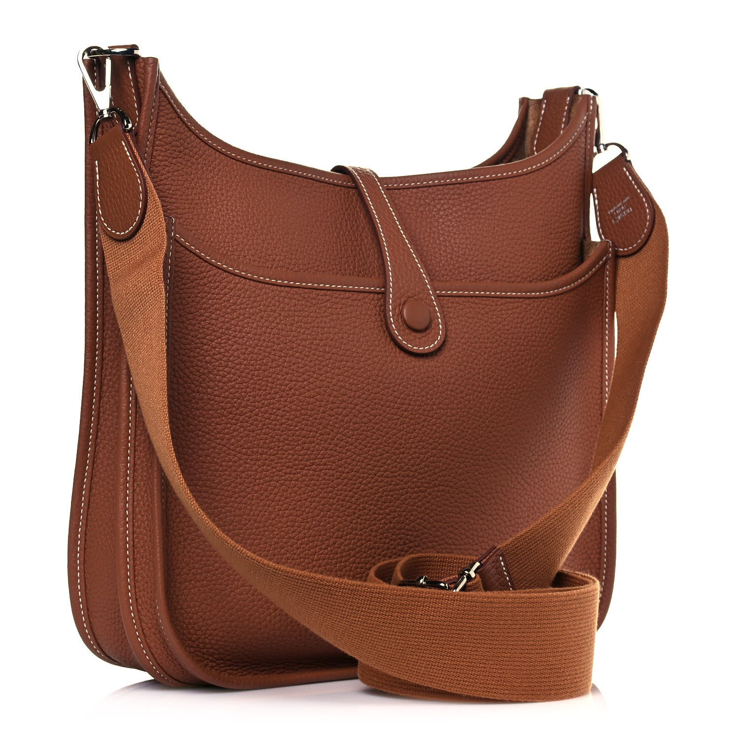 Hermes Taurillon Clemence Evelyne III PM Gold 3 of 11