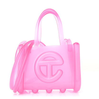 Telfar x MELISSA Jelly Small Shopping Bag Clear Pink 1 of 9