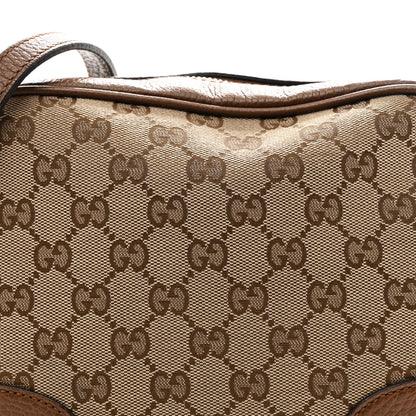 Gucci Monogram Mini Bree Messenger Bag Beige Tabacco 8 of 10
