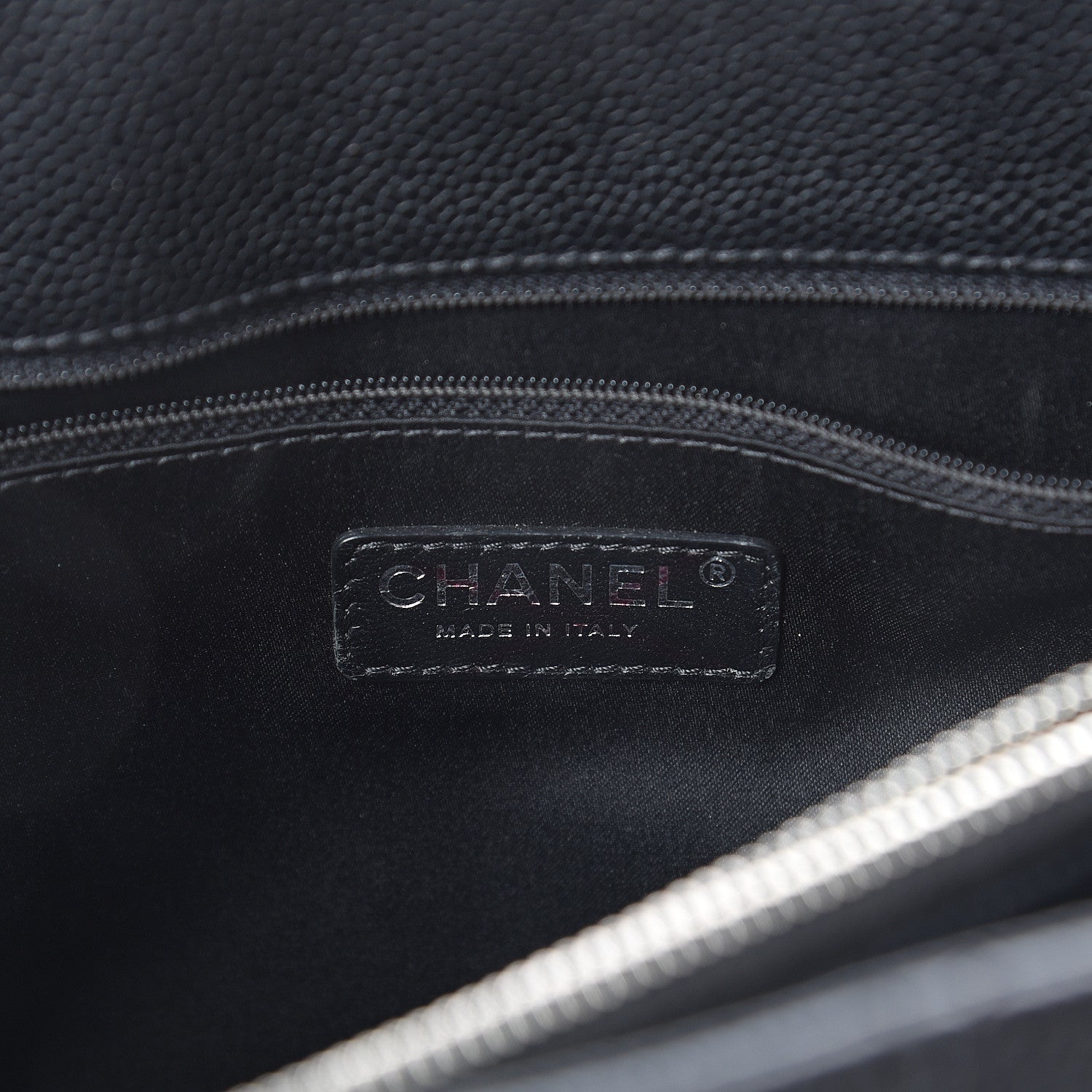 Chanel Caviar Quilted Grand Shopping Tote GST Black 5 of 8