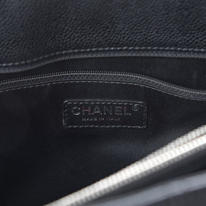 Chanel Caviar Quilted Grand Shopping Tote GST Black 5 of 8
