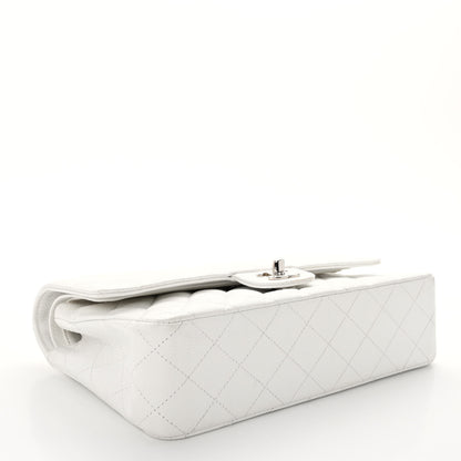 Chanel Caviar Quilted Medium Double Flap White 4 of 10