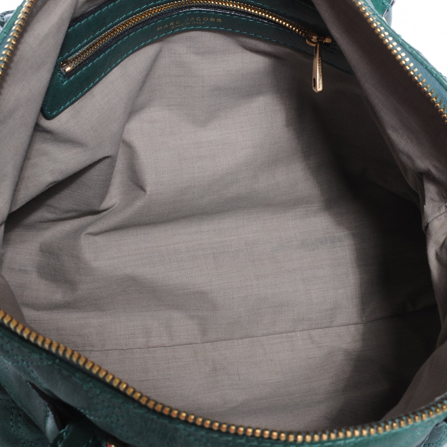 Leather Quilted Bruna Tote Teal