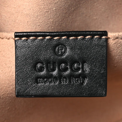 Gucci Calfskin Matelasse GG Marmont Belt Bag 75 30 Black 6 of 9