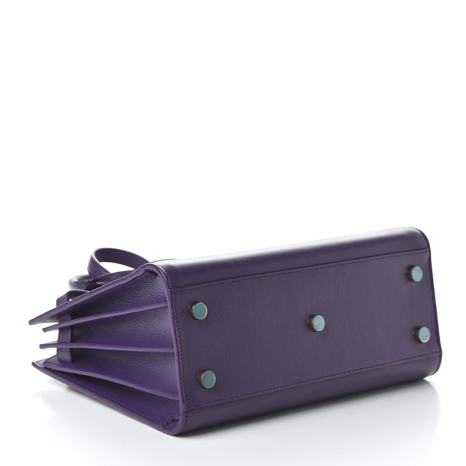 Saint Laurent Calfskin Baby Sac de Jour Purple 4 of 9