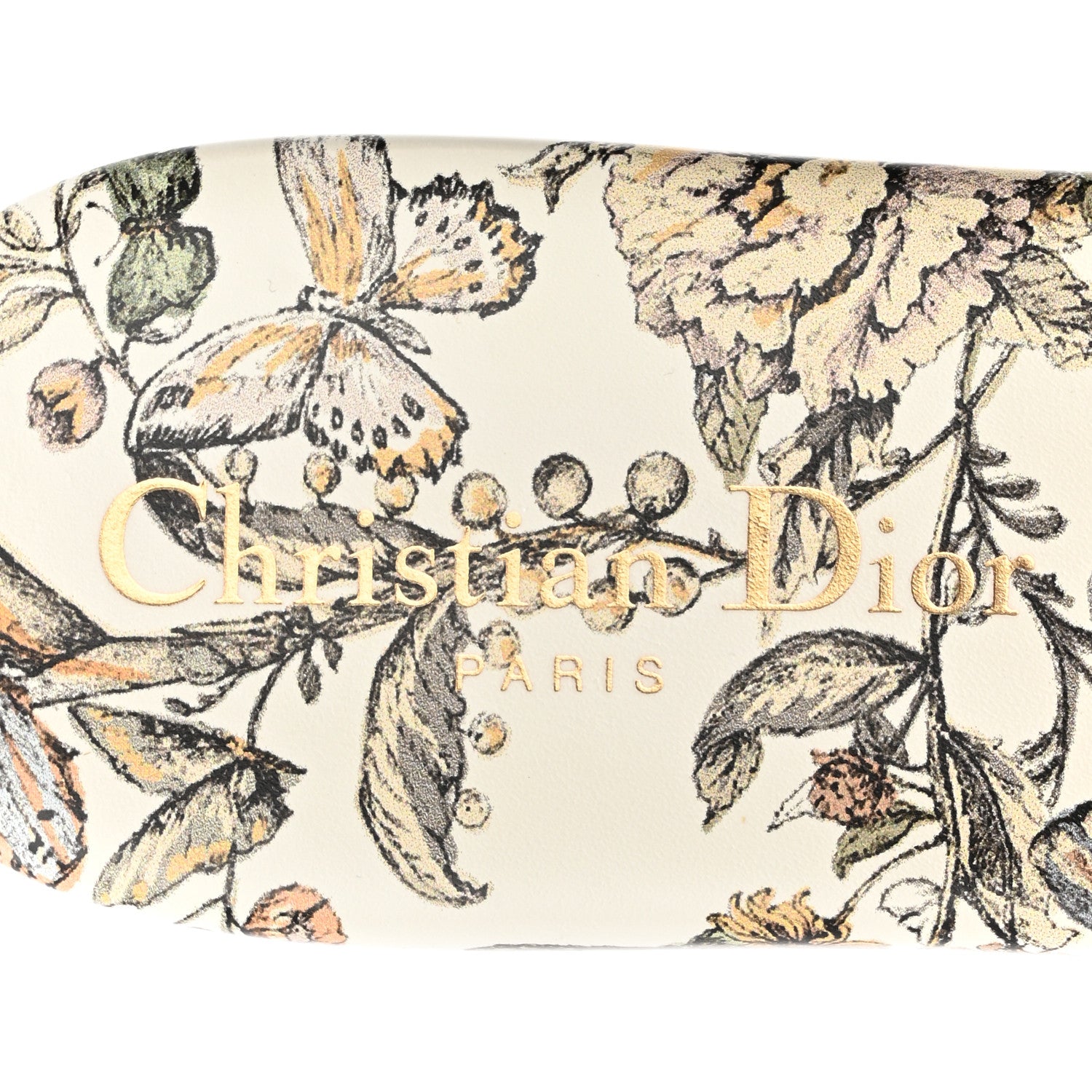 Christian Dior Canvas Canvas Embroidered Toile de Jouy Mexico Dway Flat Slide Sandals 37 White Yellow 7 of 9