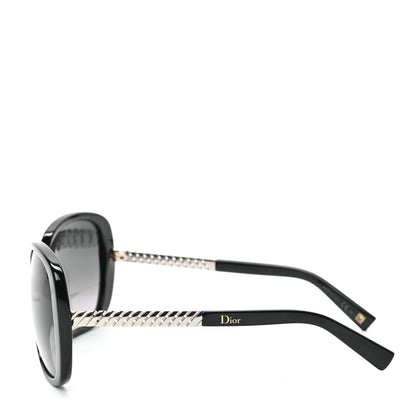 Christian Dior Acetate DiorEver1 Round Sunglasses Black 5 of 12