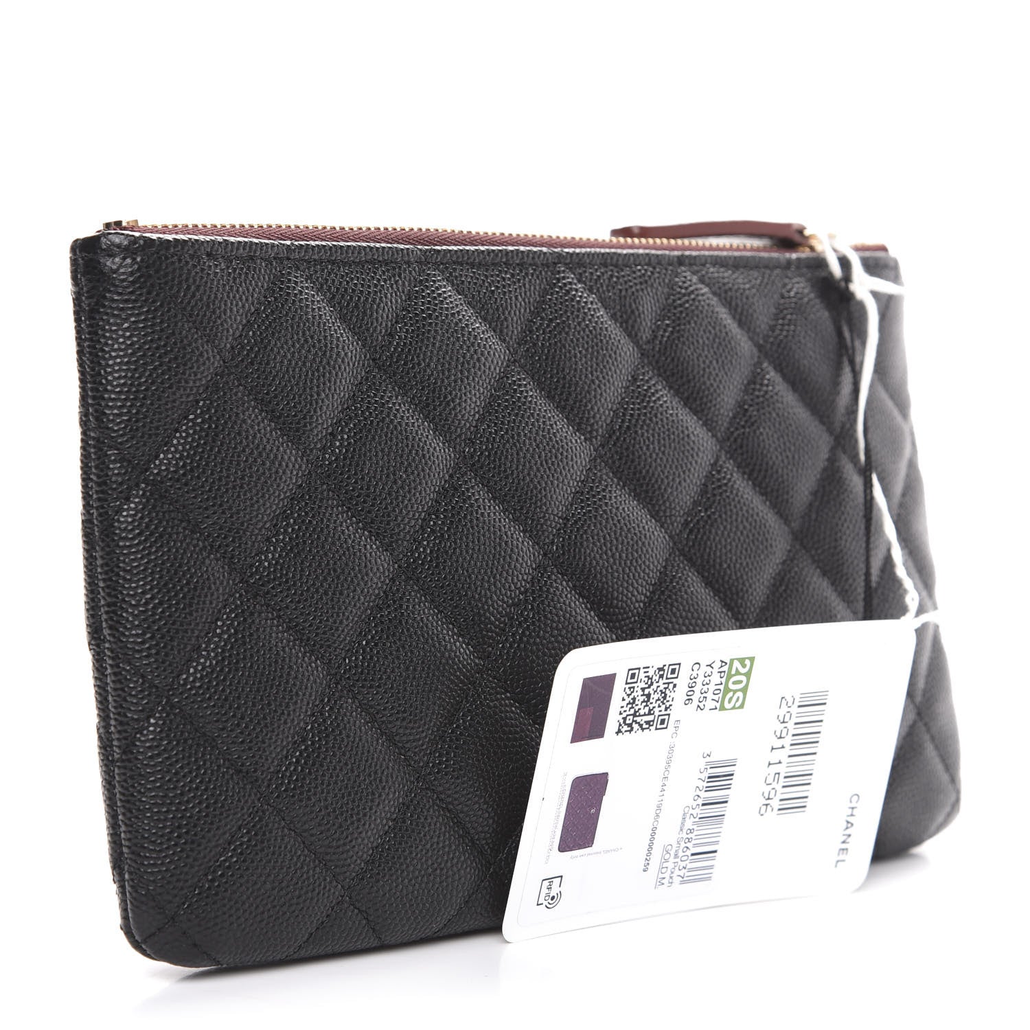 Chanel Caviar Quilted Small Pouch Black 2 of 7