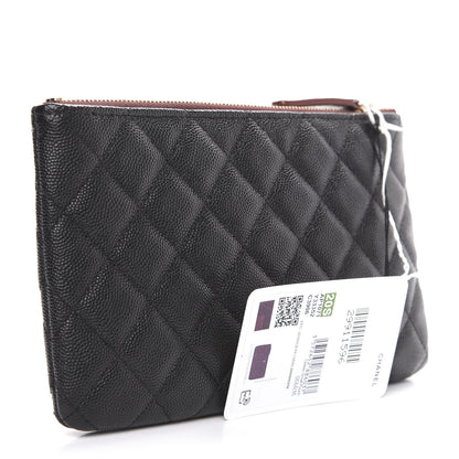 Chanel Caviar Quilted Small Pouch Black 2 of 7