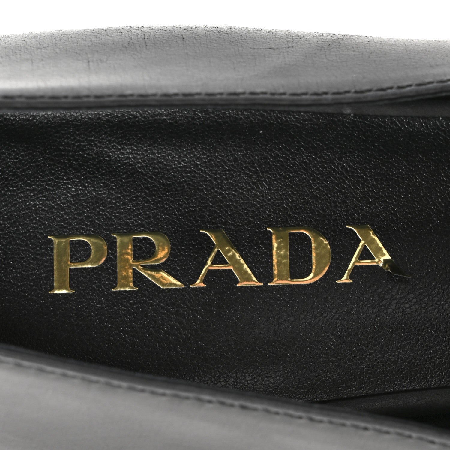 Prada Calfskin Modellerie Stud Loafers 39.5 Black 8 of 11