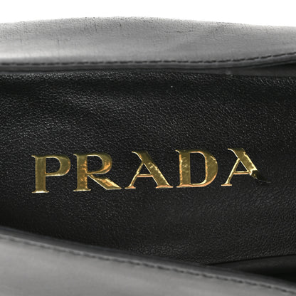 Prada Calfskin Modellerie Stud Loafers 39.5 Black 8 of 11