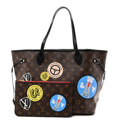 Louis Vuitton Monogram World Tour Neverfull MM 3 of 11