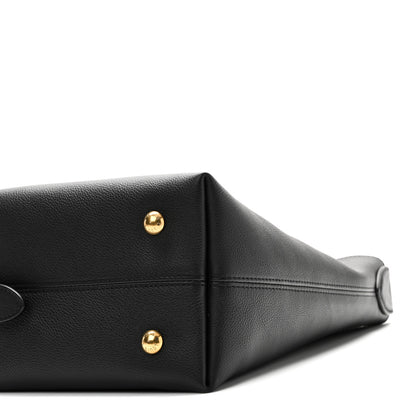 Louis Vuitton Grained Calfskin Low Key Hobo PM Black 10 of 11