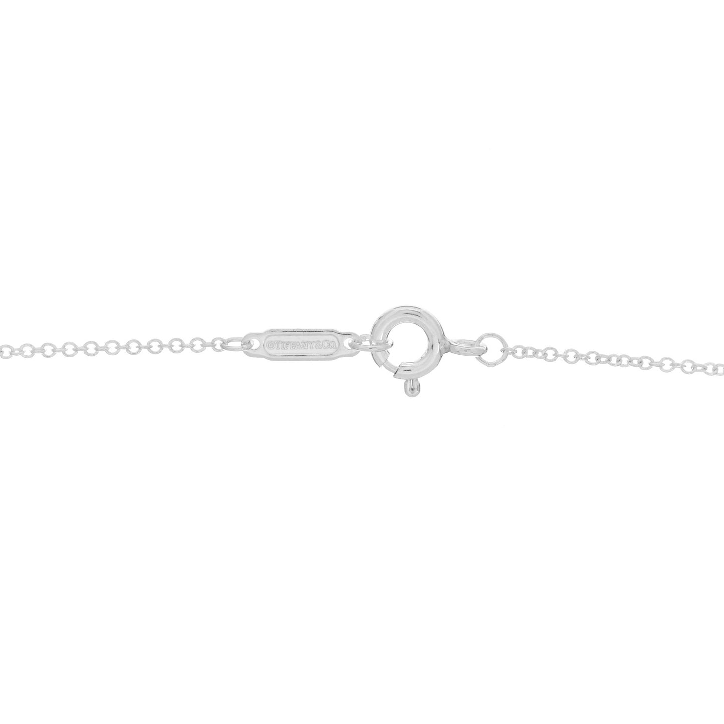 Sterling Silver Large Return to Tiffany Heart Pendant Necklace