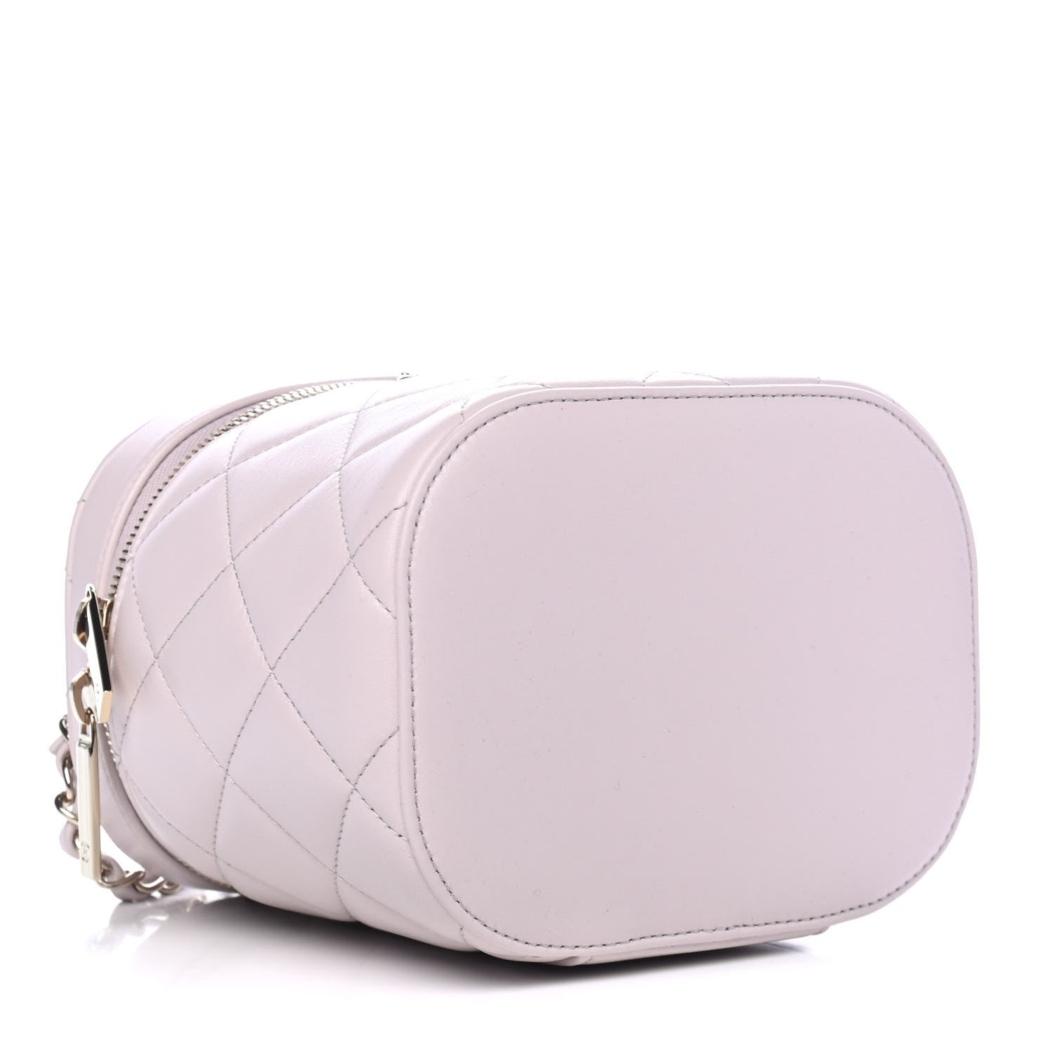 Chanel Lambskin Quilted Trendy Vanity Case Lilac 3 of 4